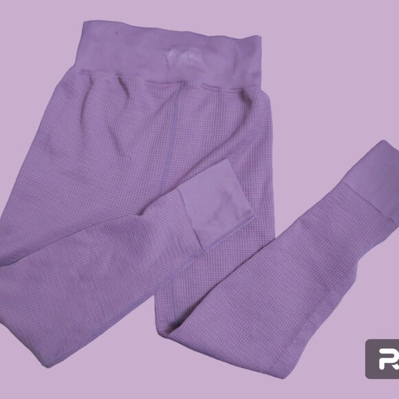 PINK Victoria's Secret active thermal workout leggings in purple size medium. - Picture 7 of 11